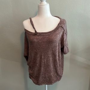 We the Free People S/P Oversized mid length t shirt